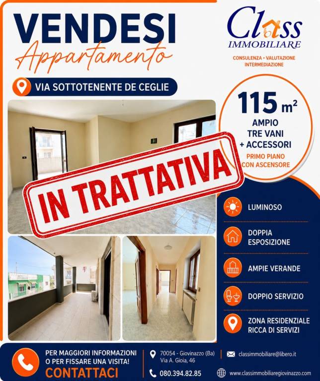 appartamento in vendita a Giovinazzo