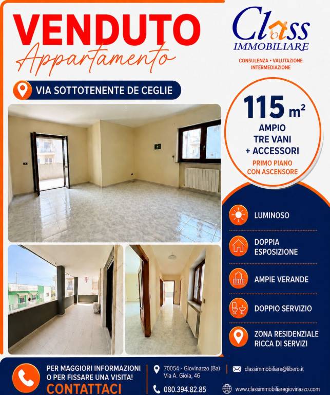 appartamento in vendita a Giovinazzo