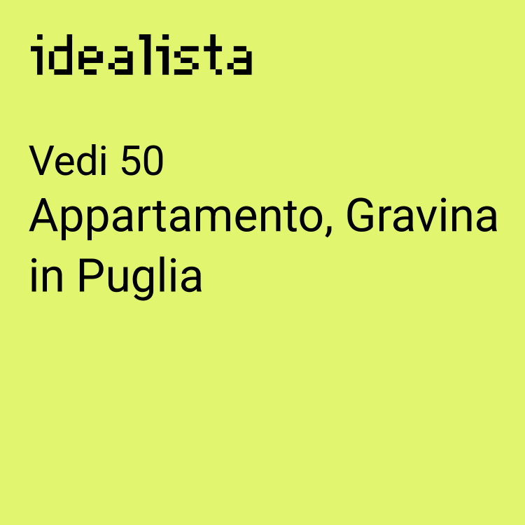 appartamento in vendita a Gravina in Puglia