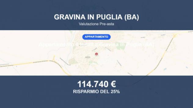 appartamento in vendita a Gravina in Puglia