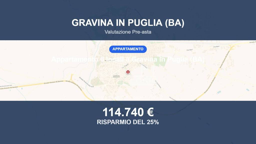 appartamento in vendita a Gravina in Puglia in zona Centro Città