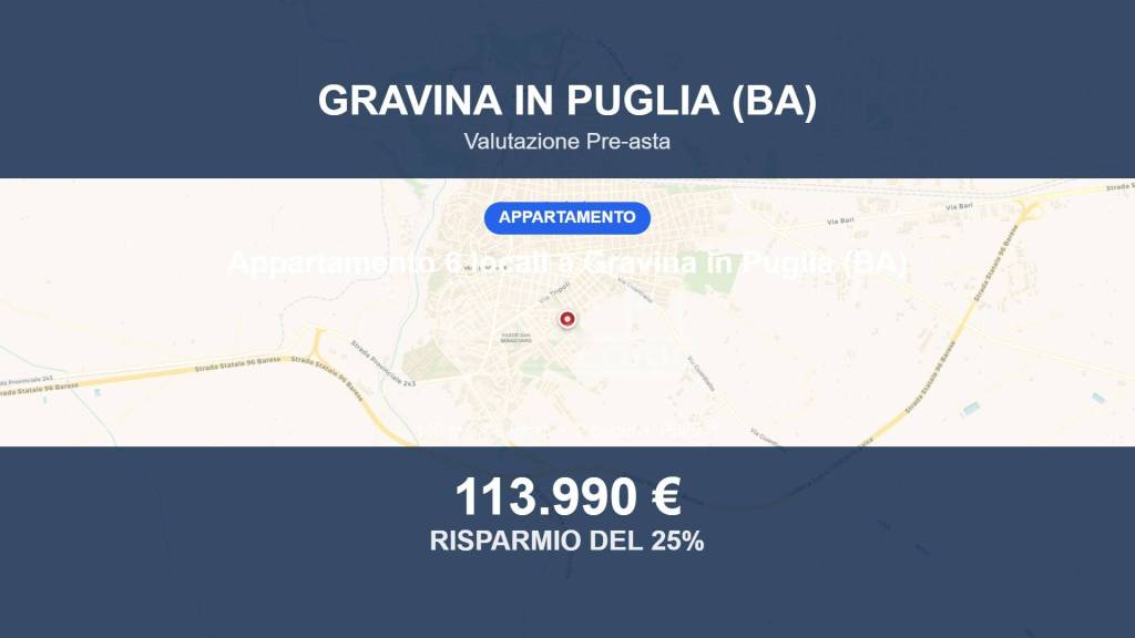 appartamento in vendita a Gravina in Puglia in zona Centro Città