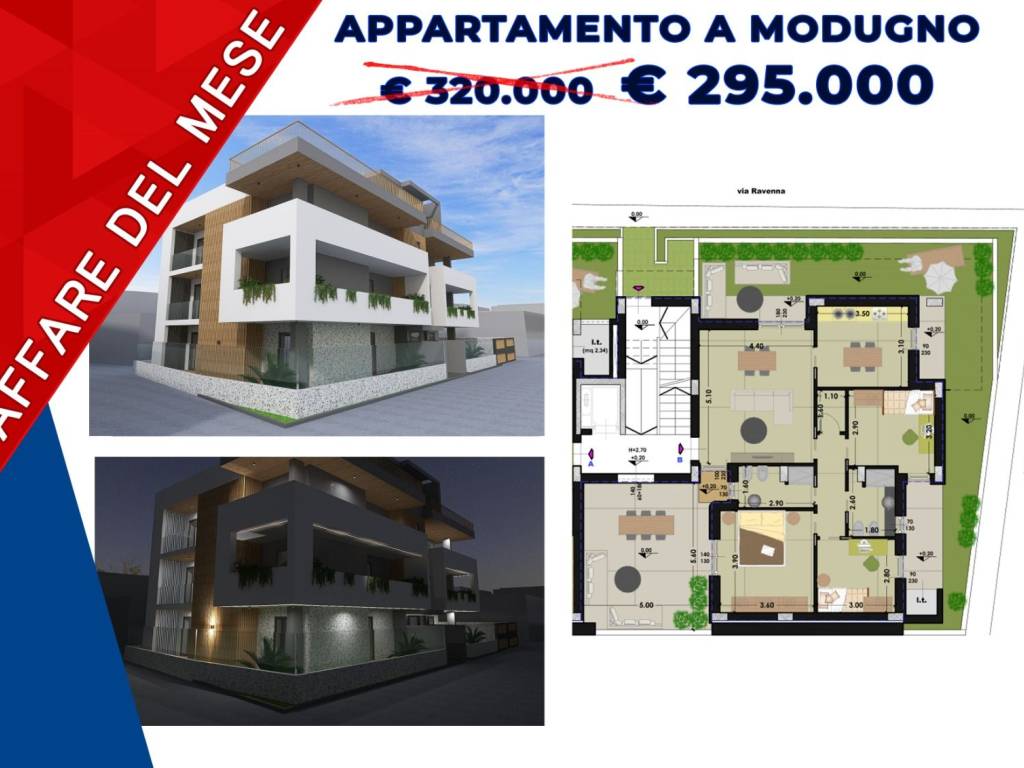 appartamento in vendita a Modugno