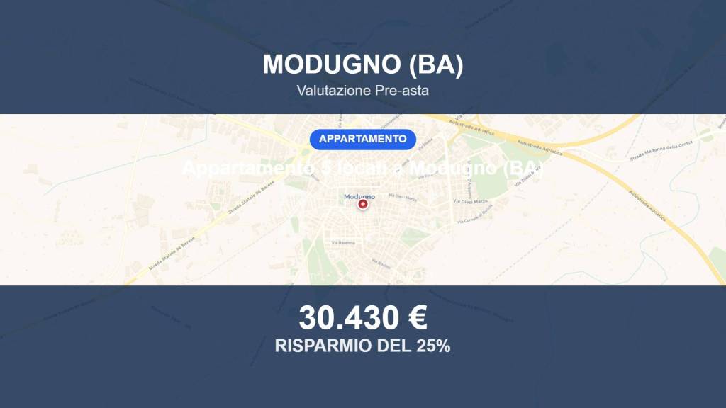 appartamento in vendita a Modugno