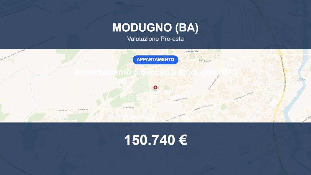 appartamento in vendita a Modugno