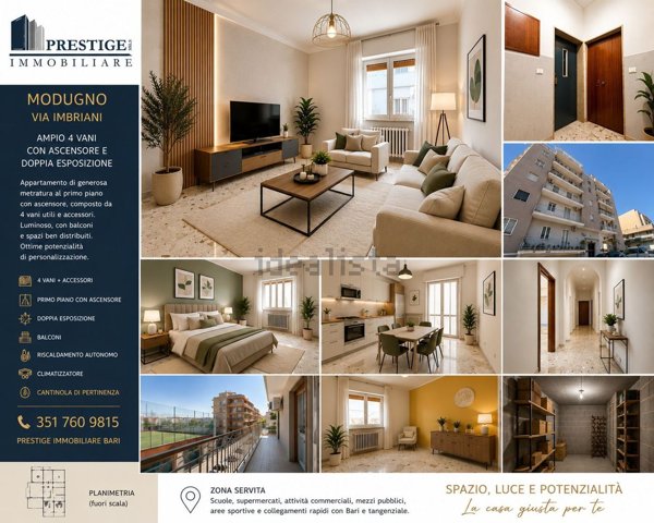 appartamento in vendita a Modugno