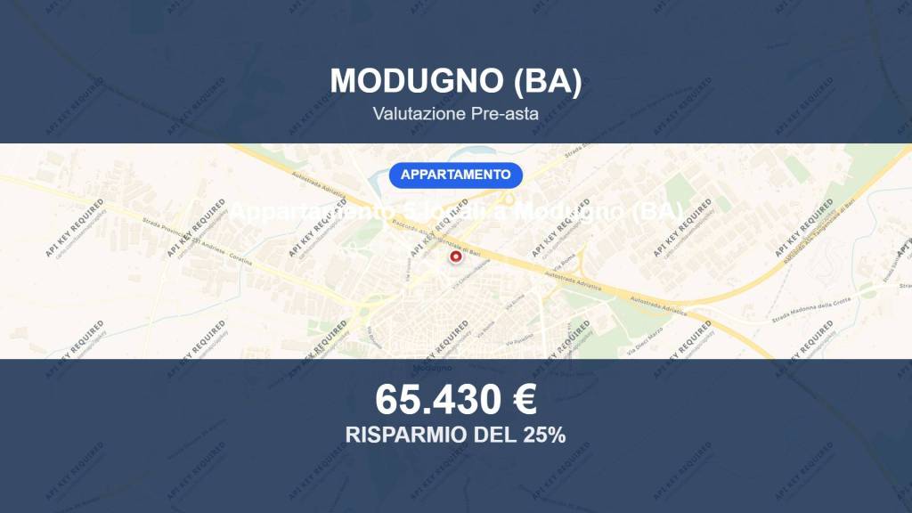 appartamento in vendita a Modugno