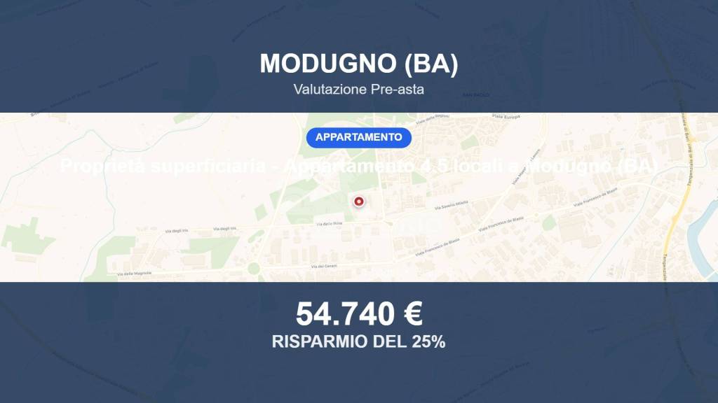 appartamento in vendita a Modugno