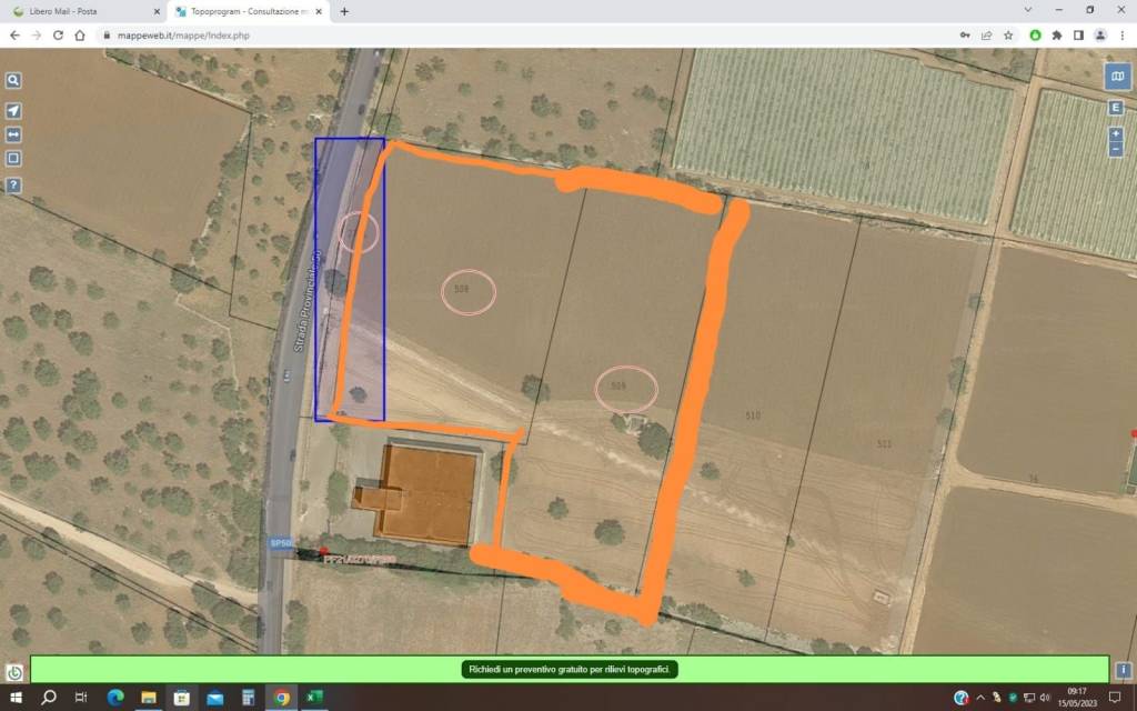 terreno agricolo in vendita a Mola di Bari in zona Cozze