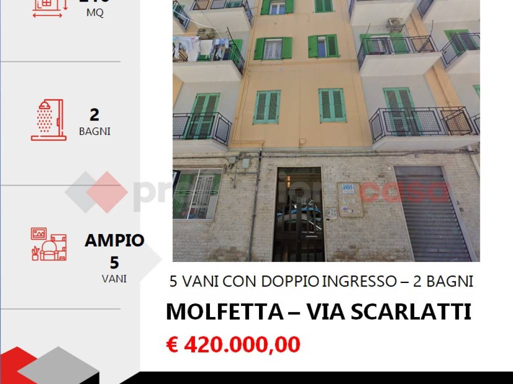 appartamento in vendita a Molfetta