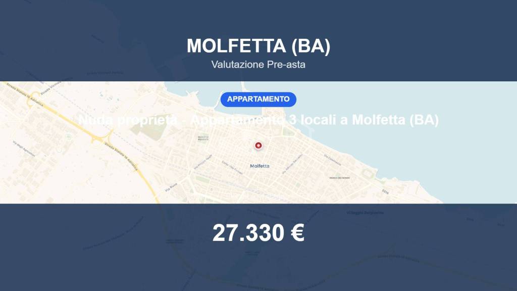 appartamento in vendita a Molfetta in zona Centro Città
