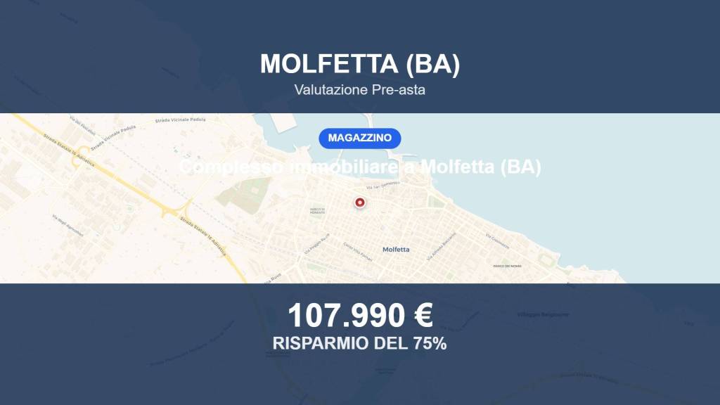 locale commerciale in vendita a Molfetta