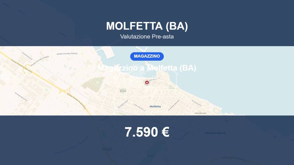 locale di sgombero in vendita a Molfetta