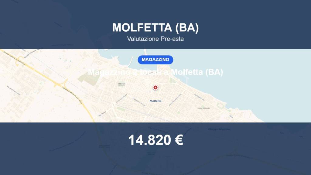 locale commerciale in vendita a Molfetta in zona Centro Città