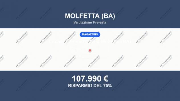 locale commerciale in vendita a Molfetta