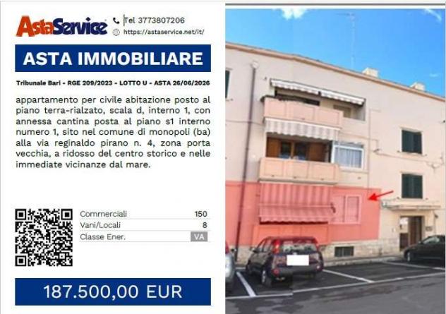 appartamento in vendita a Monopoli in zona Centro Storico