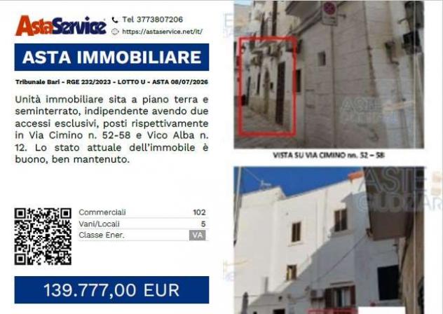 quadrivano in vendita a Monopoli in zona Centro Storico