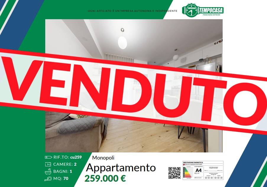 appartamento in vendita a Monopoli in zona Grotta dell'Acqua