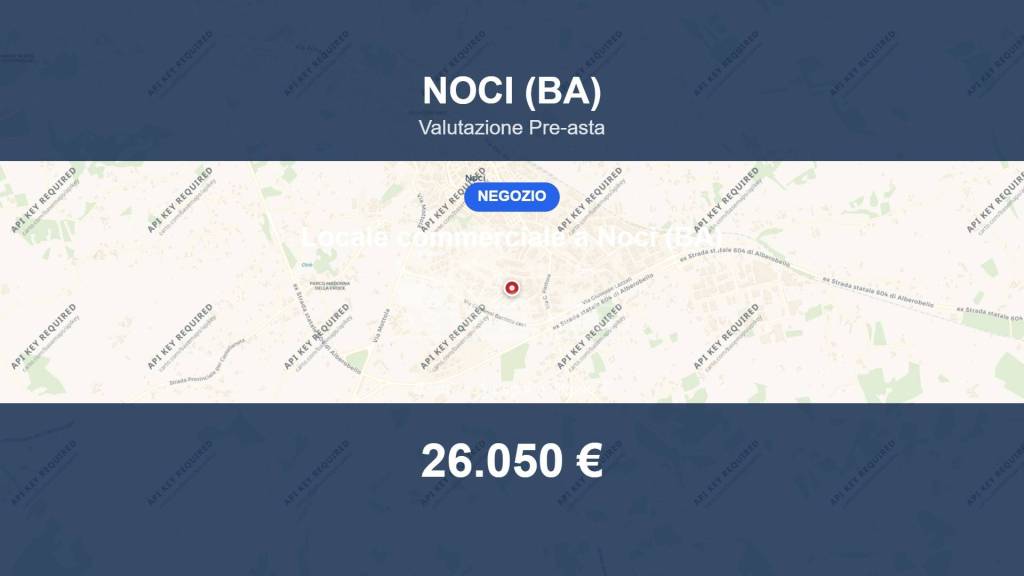 locale commerciale in vendita a Noci