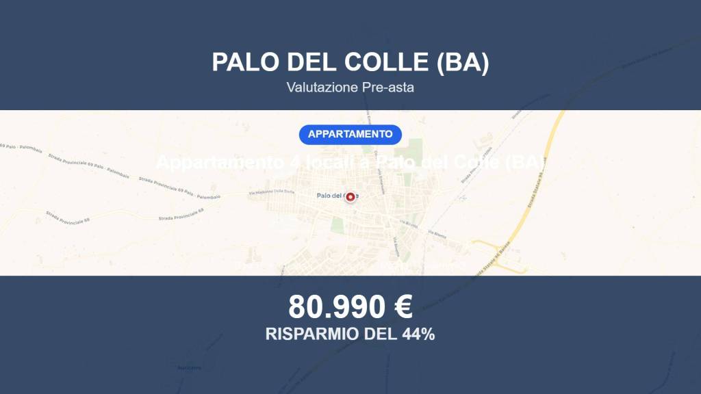 appartamento in vendita a Palo del Colle