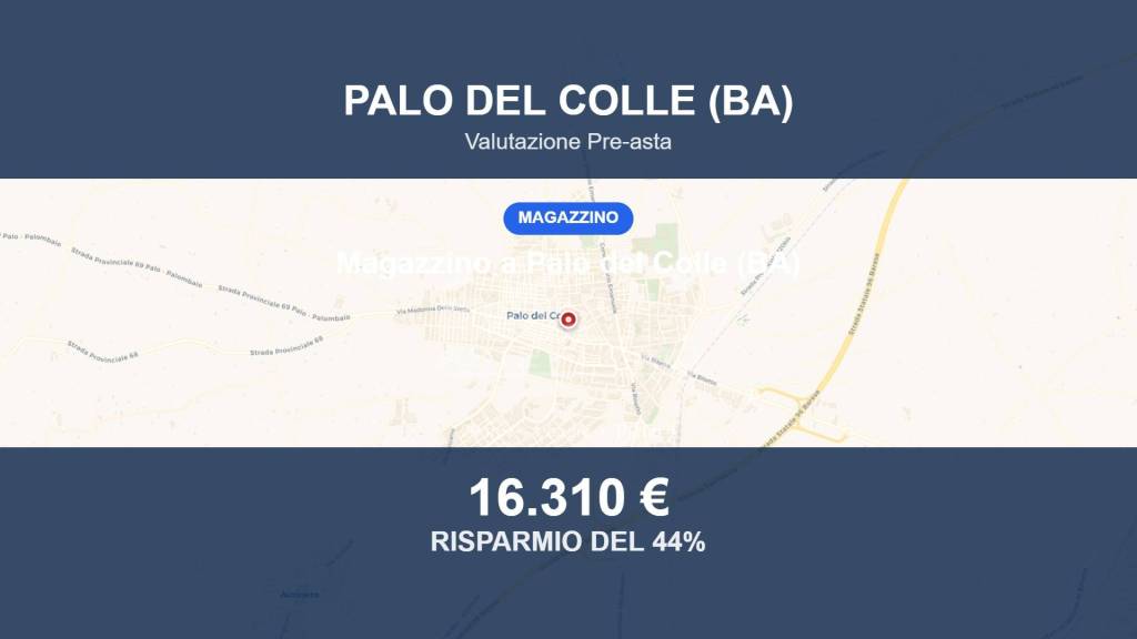 locale commerciale in vendita a Palo del Colle