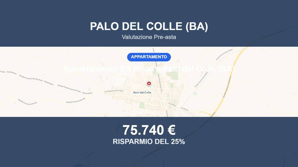 appartamento in vendita a Palo del Colle