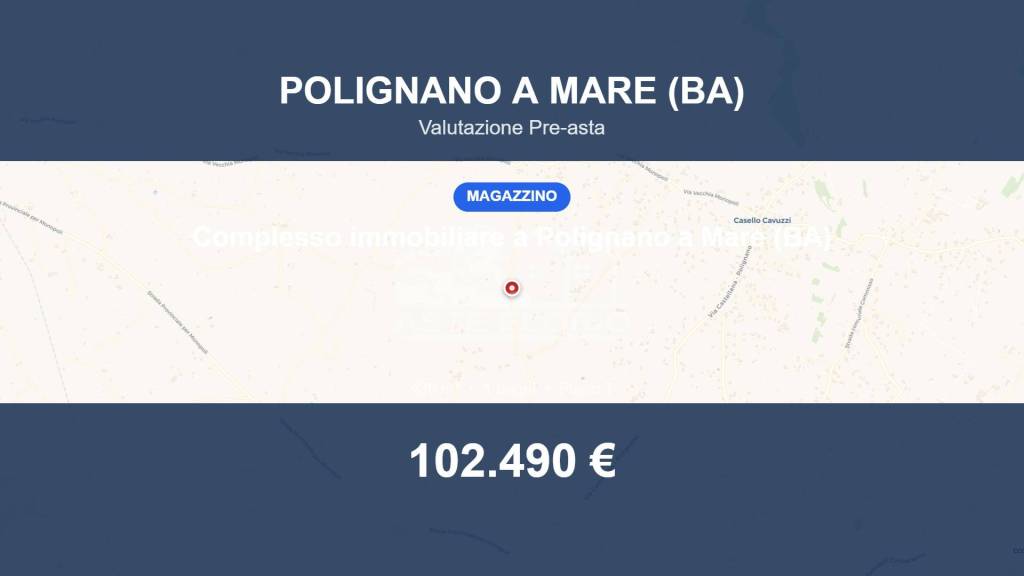 locale commerciale in vendita a Polignano a Mare