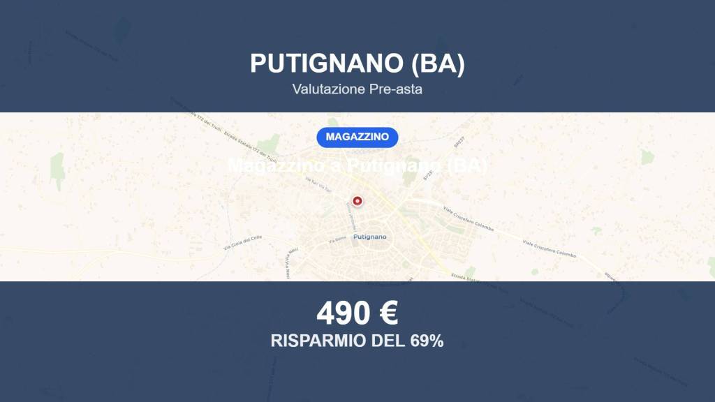 locale commerciale in vendita a Putignano