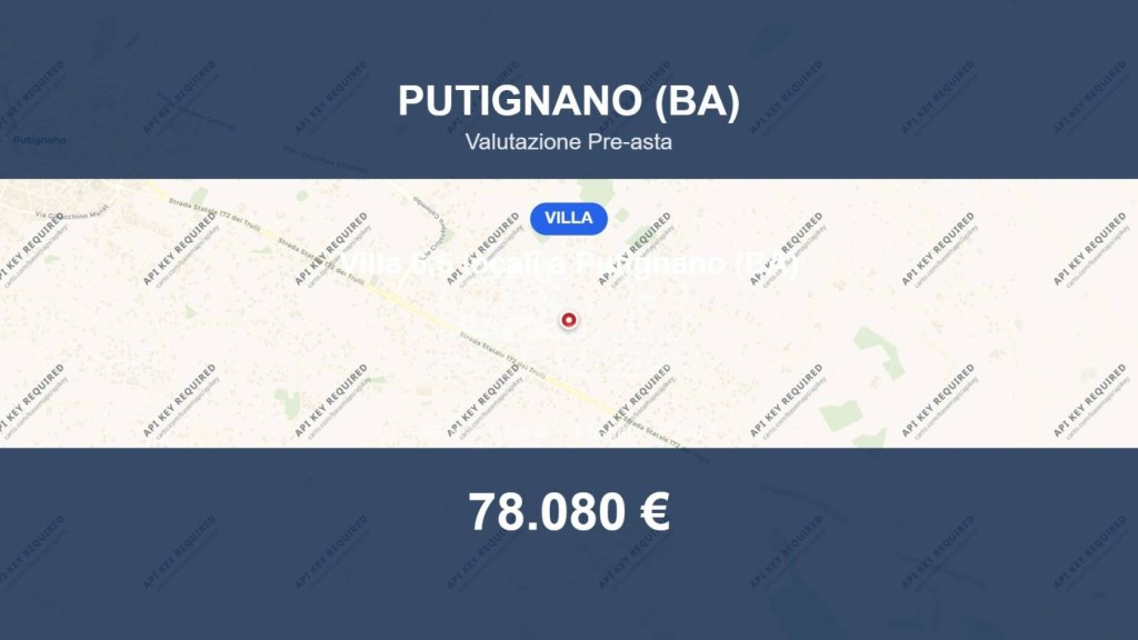 casa indipendente in vendita a Putignano