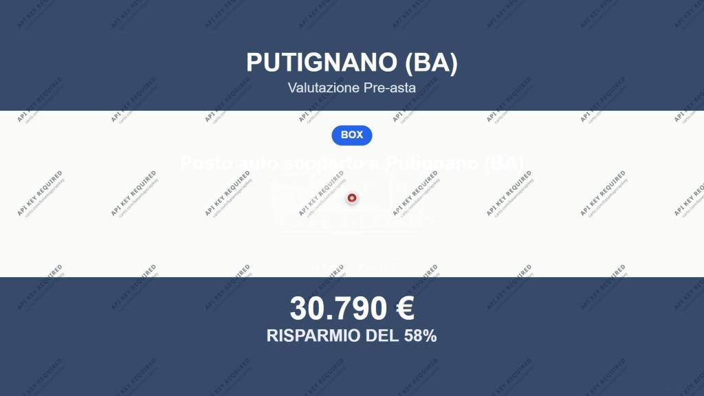 box auto in vendita a Putignano