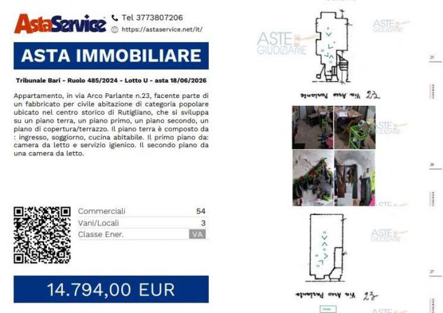 appartamento in vendita a Rutigliano