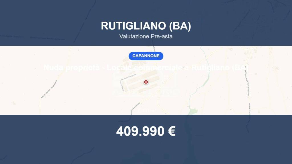 locale commerciale in vendita a Rutigliano
