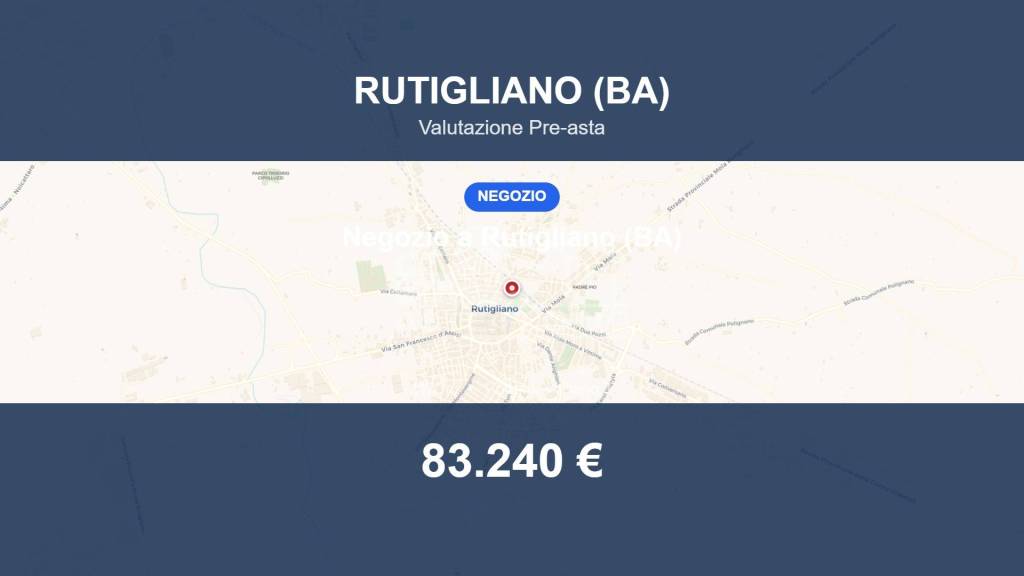 negozio in vendita a Rutigliano