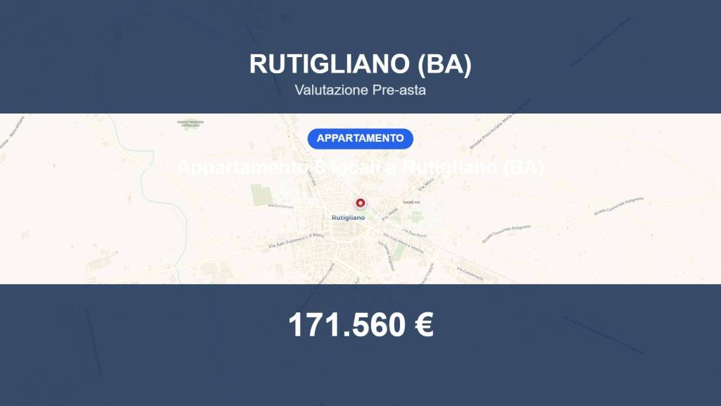 appartamento in vendita a Rutigliano