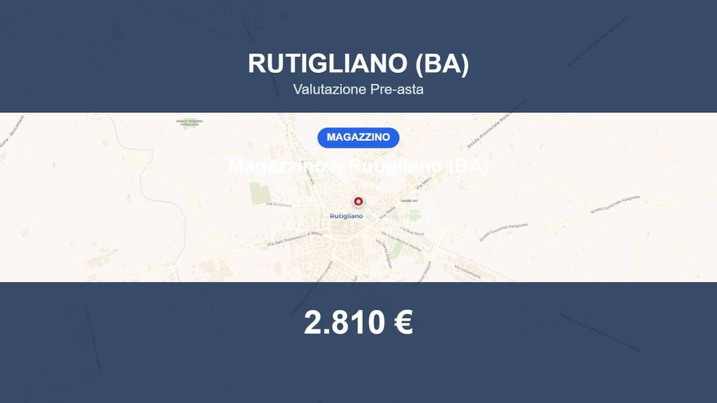 locale di sgombero in vendita a Rutigliano