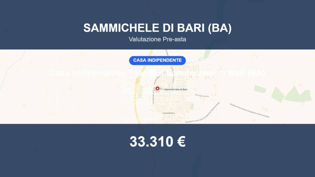 casa indipendente in vendita a Sammichele di Bari