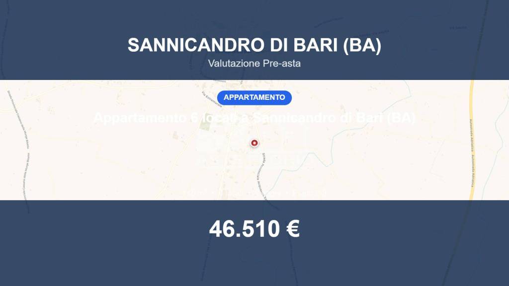 appartamento in vendita a Sannicandro di Bari