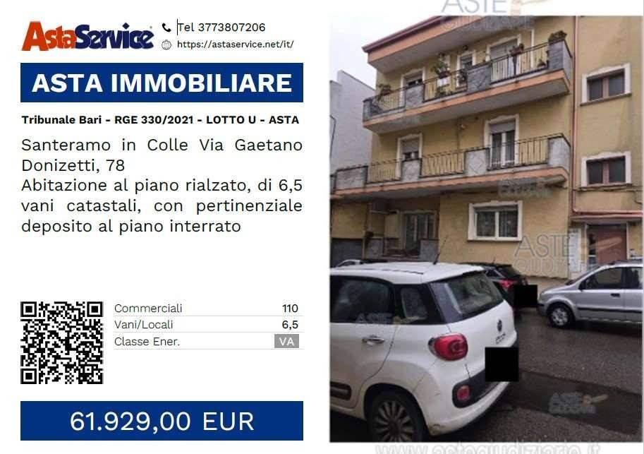 appartamento in vendita a Santeramo in Colle