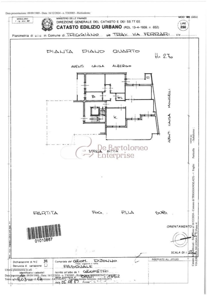 appartamento in vendita a Triggiano