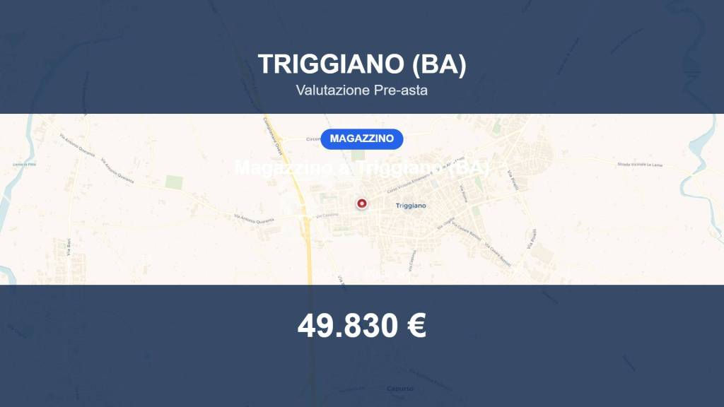 locale commerciale in vendita a Triggiano