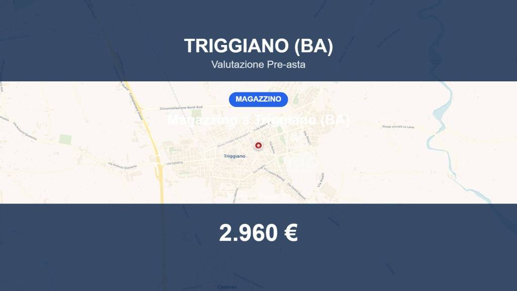 locale commerciale in vendita a Triggiano