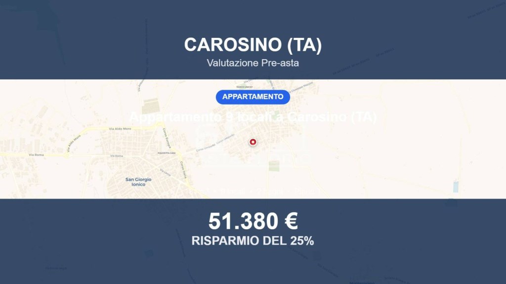 appartamento in vendita a Carosino