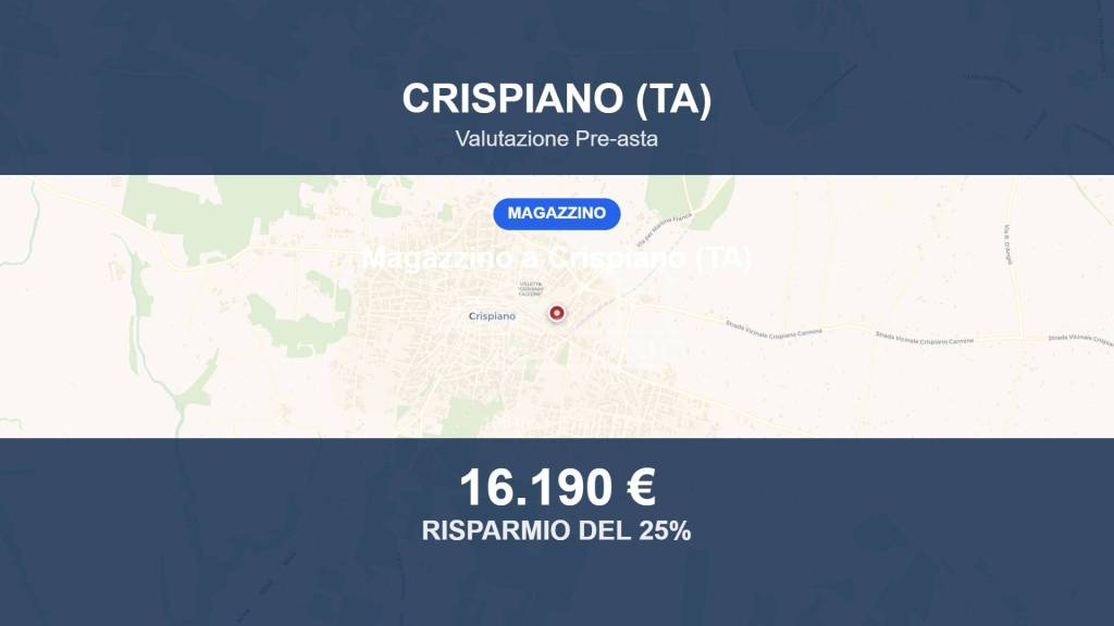 locale commerciale in vendita a Crispiano
