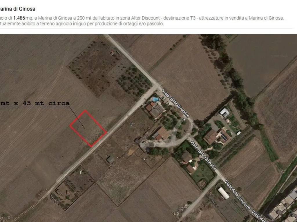 terreno agricolo in vendita a Ginosa