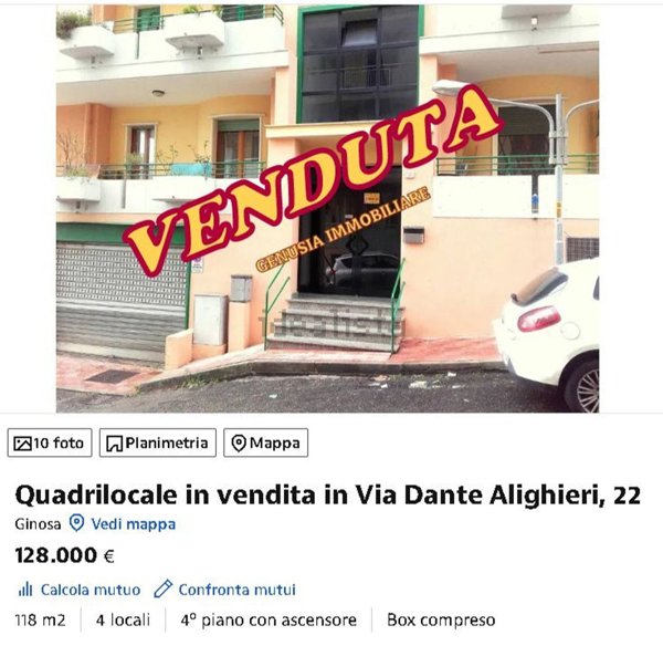 appartamento in vendita a Ginosa