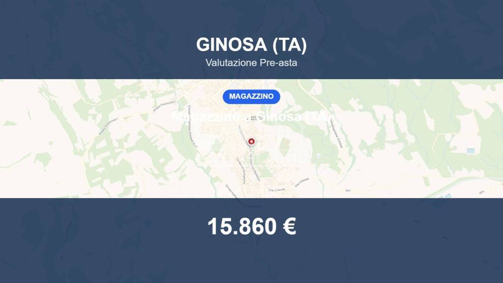 locale commerciale in vendita a Ginosa