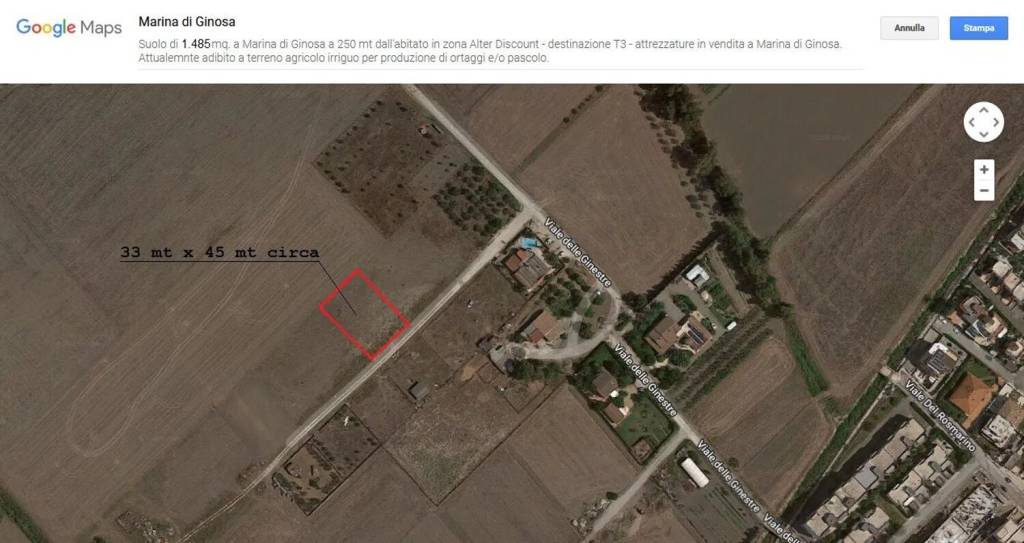 terreno in vendita a Ginosa in zona Marina di Ginosa