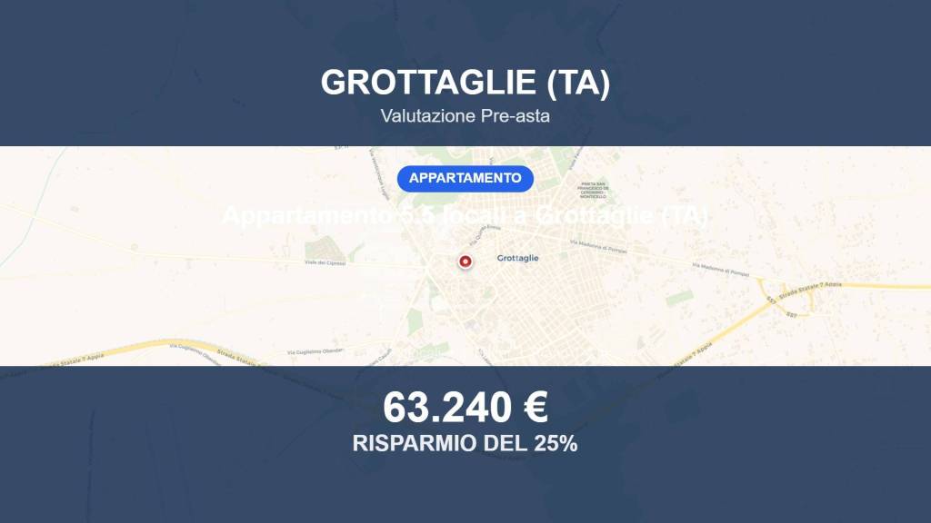 appartamento in vendita a Grottaglie