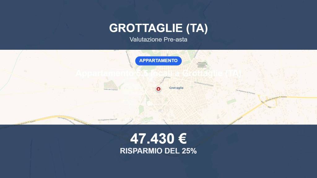 appartamento in vendita a Grottaglie