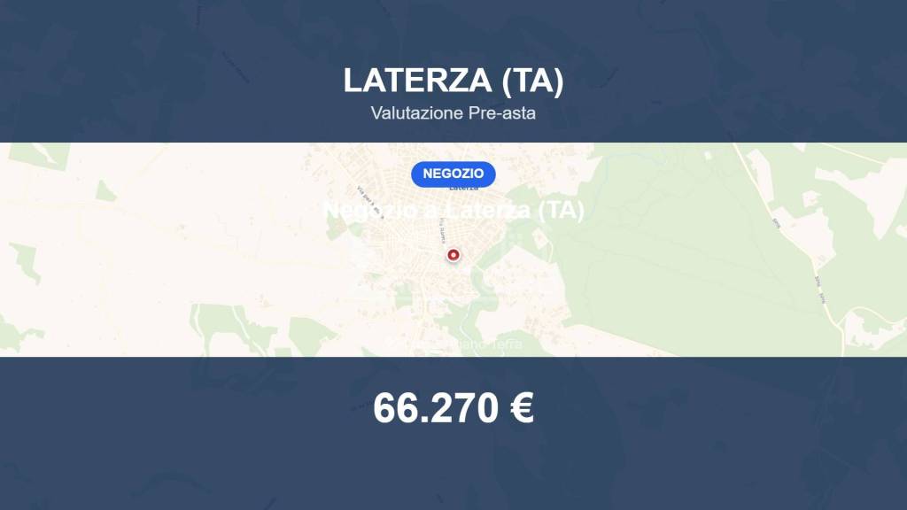 negozio in vendita a Laterza